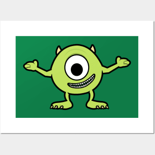 mike wazowski chibi Posters and Art